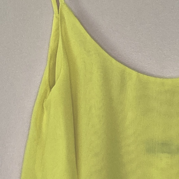 VENUS Two Layer Semi Sheer Yellow Cami Size S $14 - Picture 10 of 11